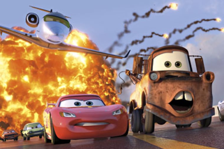 Lightning McQueen, Mater and Finn McMissile return in "Cars 2." (AP Photo / Disney/Pixar)