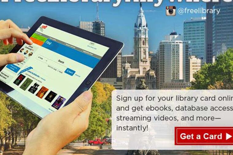 Detail from Free Library promotion of #FreeLibraryAnywhere