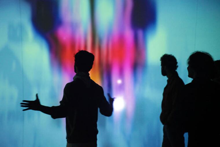 “Winchester Trilogy,” by Jeremy Blake at the Bring to Light 2011 festival in Brooklyn, New York. (Photo courtesy of Nuite Blanche New York)