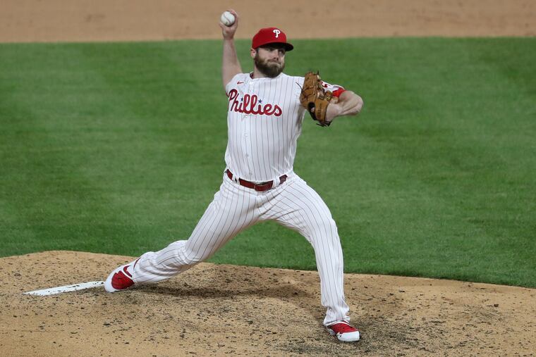 Phillies reliever Sam Coonrod notched his first save of the season Friday night against the New York Mets.