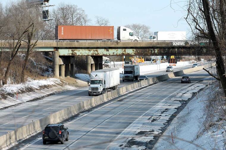 Congestion between the Pennsylvania Turnpike and I-95 cost rush hour drivers 54 additional gallons of gas and $2,301 annually in 2013.