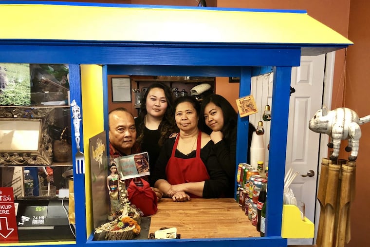 Harry and Ena Widjojo with daughters Maylia (left) and Diana at Hardena.