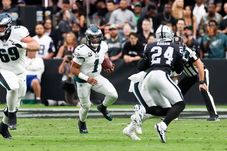 The Eagles last played the Raiders during the 2021 season.