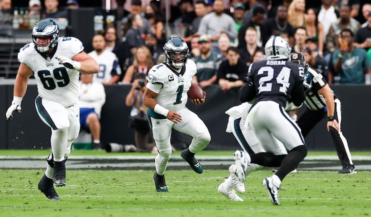 The Eagles last played the Raiders in October of 2021.