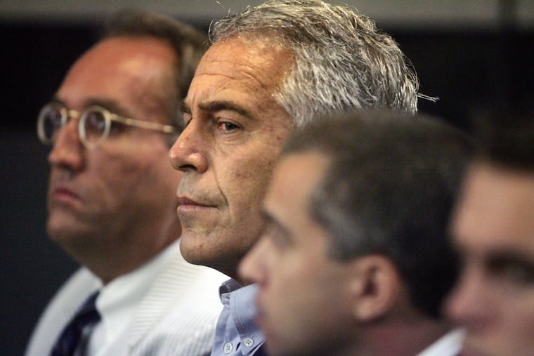Jeffrey Epstein in court on July 30, 2008, in West Palm Beach, Fla.