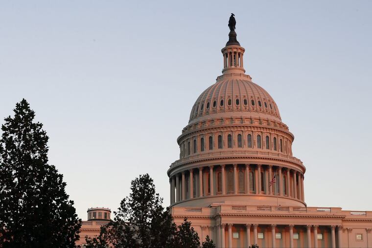 The U.S. Capitol dome at sunset last November.