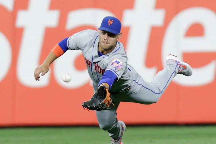 Outfielder Michael Conforto, formerly with the Mets and now with the Giants, has a .912 OPS and 15 homers in his career at Citizens Bank Park.