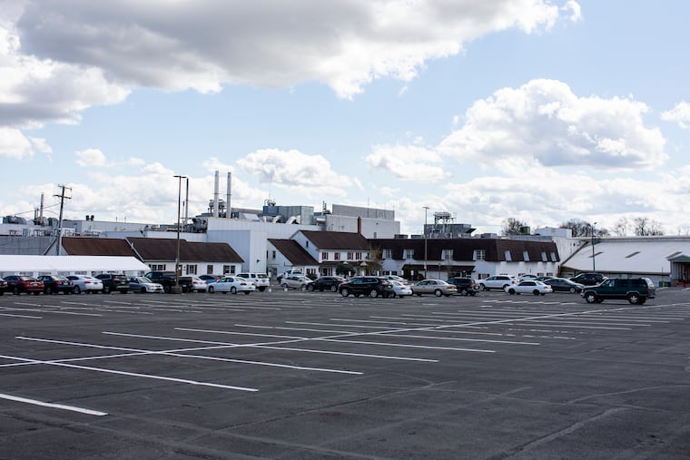 JBS Beef in Souderton, Pa., closed due to COVID-19 pandemic on Wednesday, April 8, 2020.