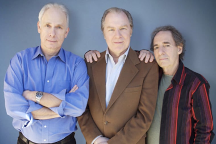 The "Unwigged" tour stars (from left) Christopher Guest, Michael McKean and Harry Shearer. It stops at the Keswick Theatre in Glenside on Thursday at 8 p.m.
