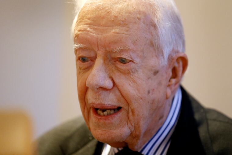Former US President Jimmy Carter in 2016.