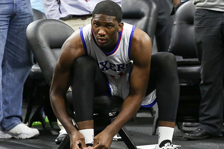 Joel Embiid. (Bill Streicher/USA Today Sports)