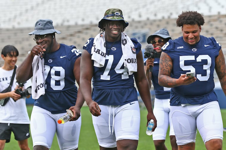 Penn State is all smiles during a bye week that saw a last run of summer-like temperatures hit Happy Valley.