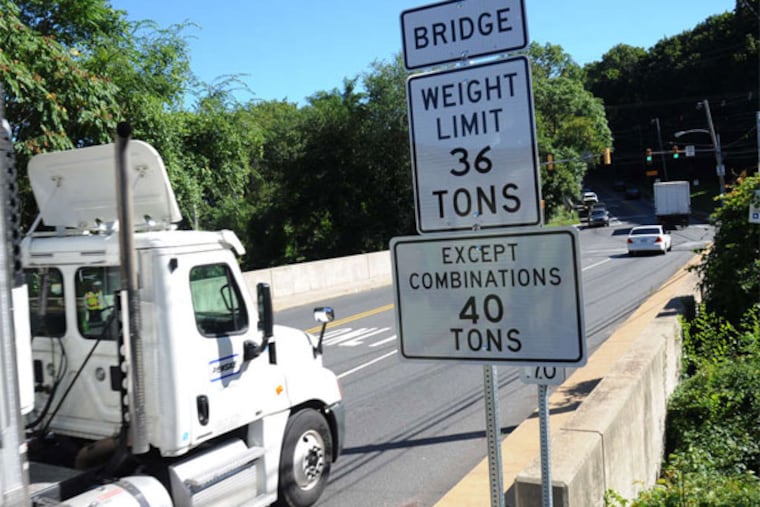 New funding will help with repairs to this and other weight-restricted bridges. (Clem Murray / Staff Photographer)
