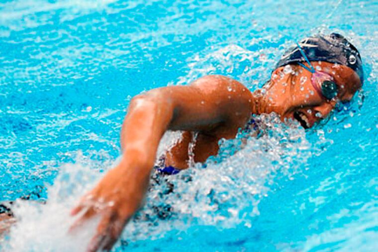 Megan Liang competes for Franklin and Marshall. (David Sinclair / Franklin & Marshall Athletics)
