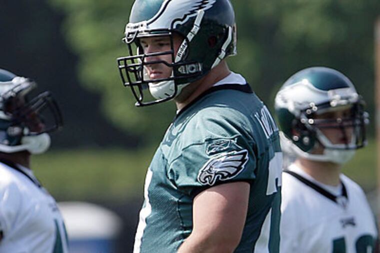 "I want to be the starting center, the starting guard, or something," Mike McGlynn said. (David Maialetti/Staff file photo)