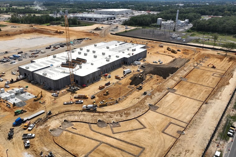 A massive data center is under construction in Vineland. It is expected to be completed later this year, with a capacity of about 300 megawatts.