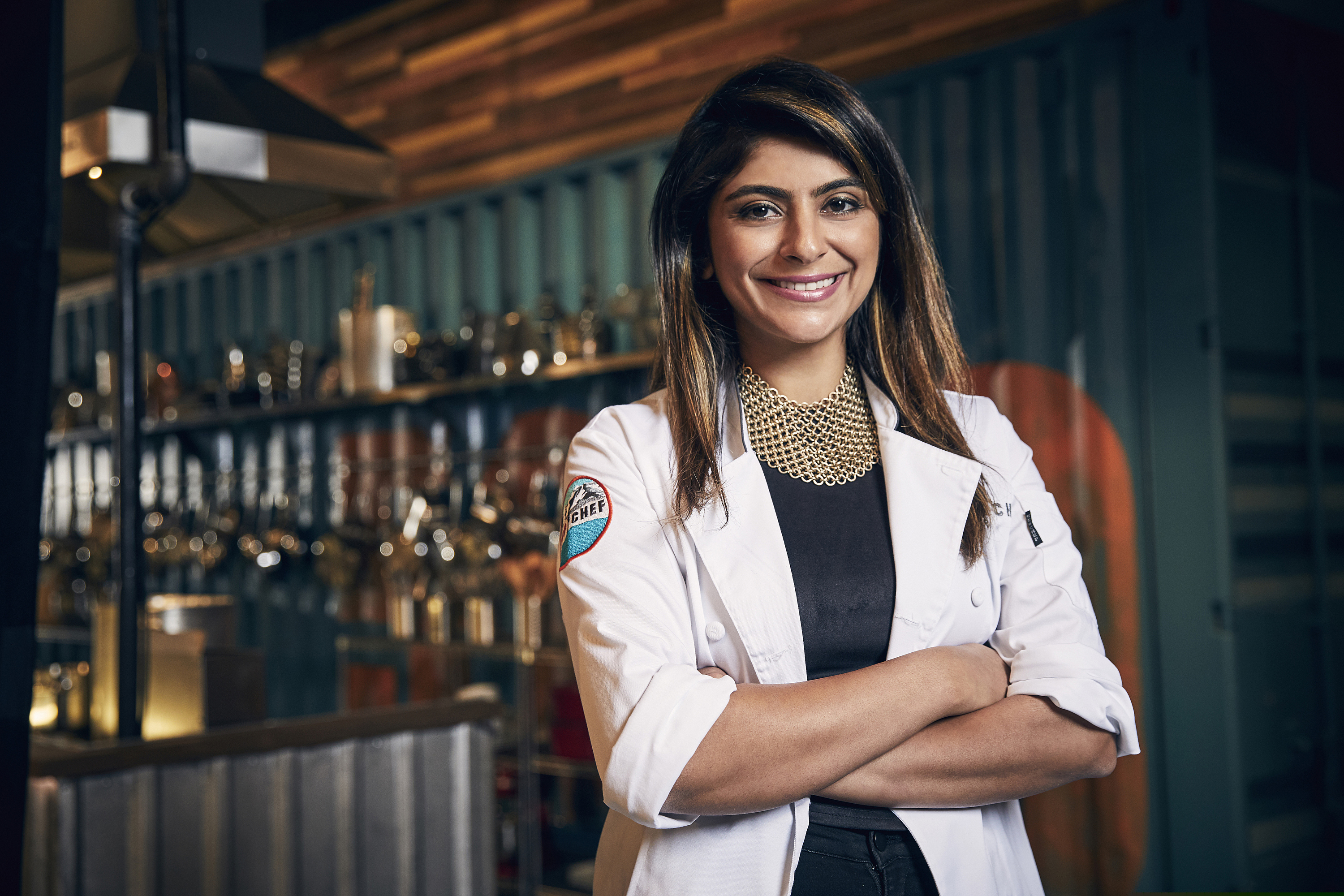 Fatima Ali, pictured in 2017 as a contestant on season 15 of "Top Chef."