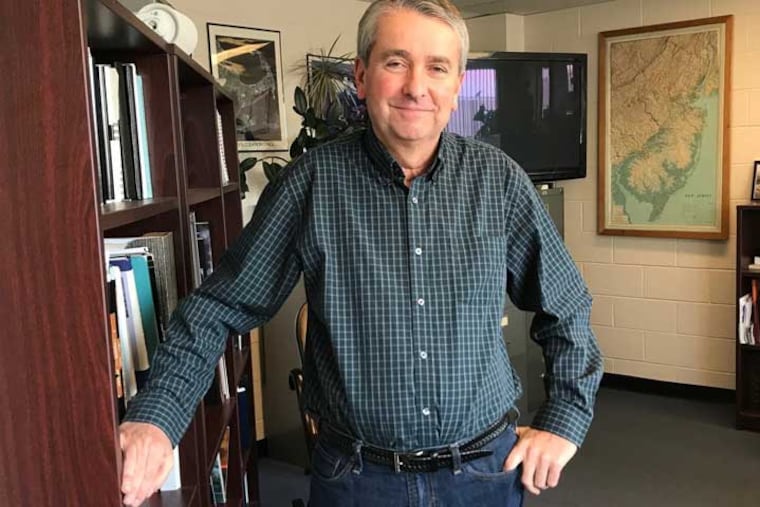 David A. Robinson at his Rutgers University Global Snow Lab.