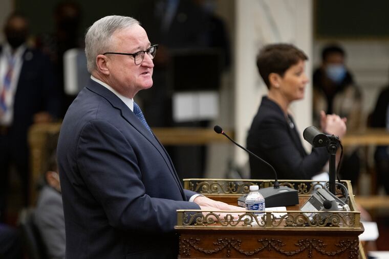 Philadelphia Mayor Jim Kenney delivered his eighth and final budget proposal to City Council on Thursday.