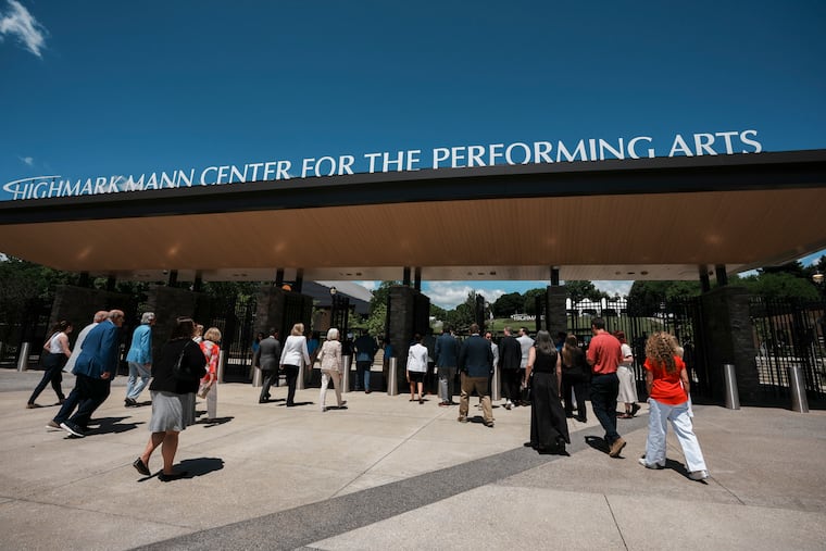 An opening event on Monday showcased a renovated Highmark Mann Center.