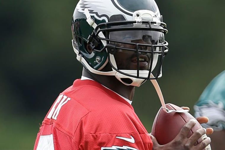 Philadelphia Eagles' Michael Vick. (AP Photo/Matt Rourke)