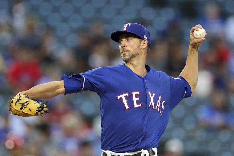 Texas Rangers lefty Mike Minor has emerged as a possible trade target for the Phillies.