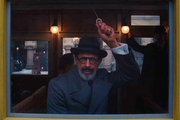 Jeff Goldblum plays the executor of a wealthy octogenarian's estate in "The Grand Budapest Hotel."