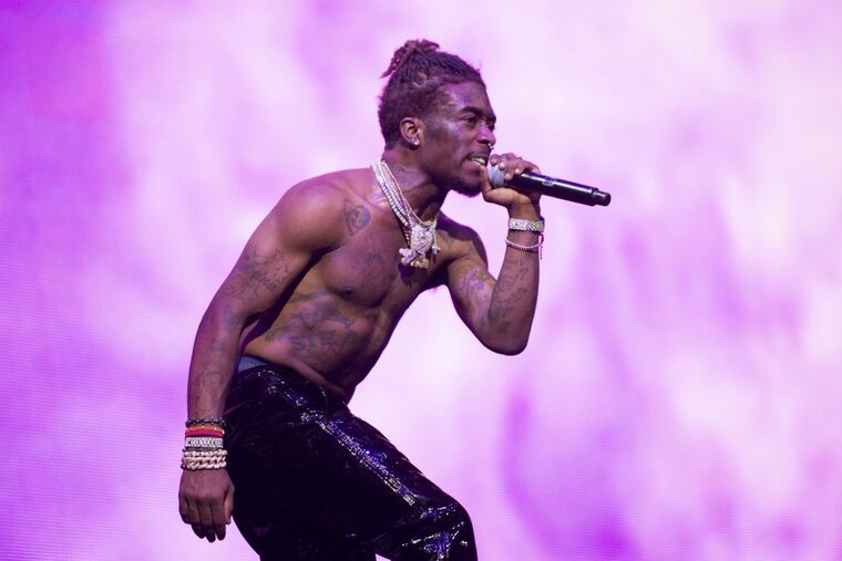 Recording artist Lil Uzi Vert performs at Barclays Center in New York.