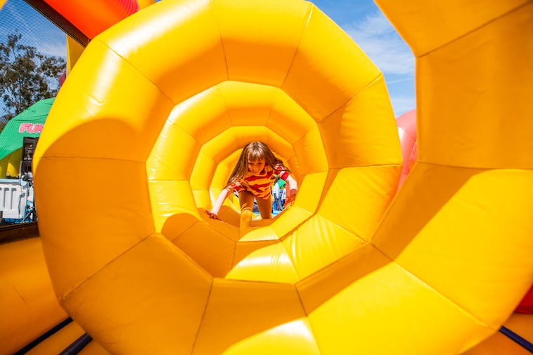 FUNBOX, which bills itself as the “world’s biggest bounce park,” will reopen in the Cherry Hill Mall parking lot this summer.