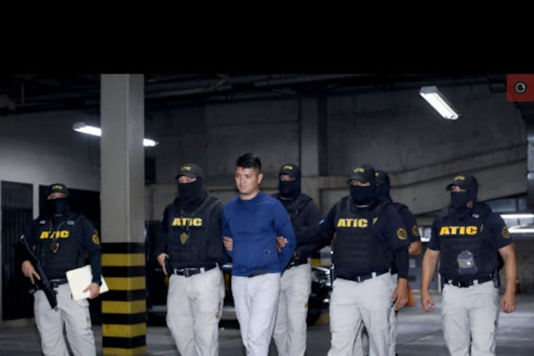 Darwin David Espinal del Cid was arrested in Honduras over the weekend. He had fled there in March after murdering his ex-girlfriend Maria Popol, according to Bucks County prosecutors.