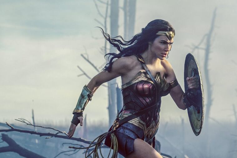 Gal Gadot as Wonder Woman.