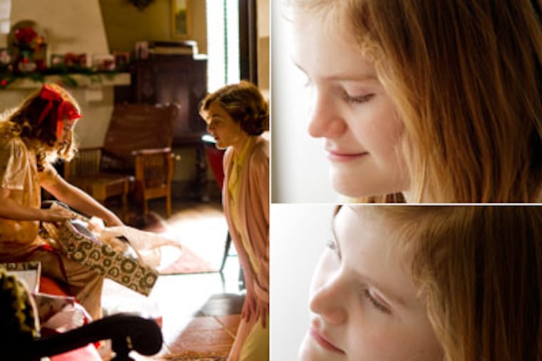 Morgan Turner, 11, plays Veda in the HBO mini-series "Mildred Pierce." ( Laurence Kesterson / Staff Photographer)