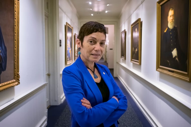 Julie E. Wollman, president of Widener University.