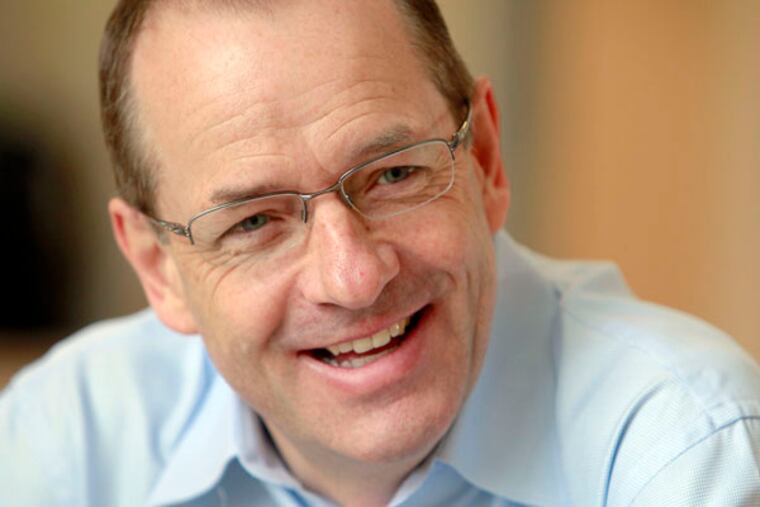 GlaxoSmithKline CEO Andrew Witty at new office in the Navy Yard. March 21, 2013. ( AKIRA SUWA / Staff Photographer )