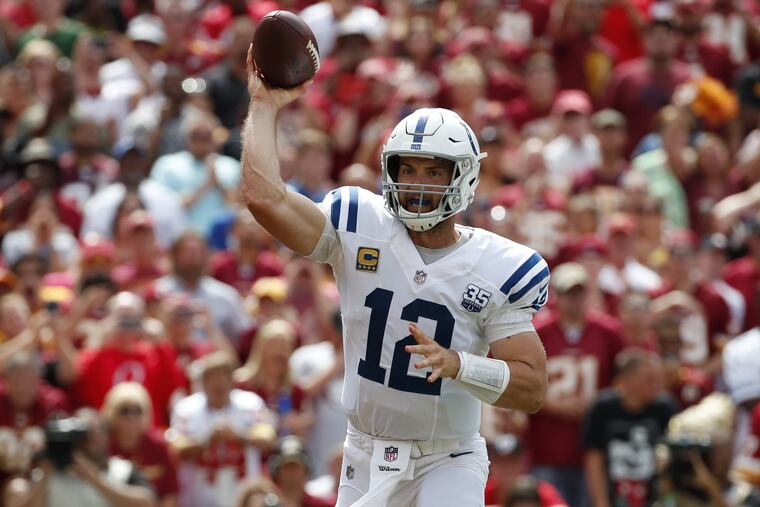 Andrew Luck and the Colts will come to Lincoln Financial Field fresh off a win at Washington.