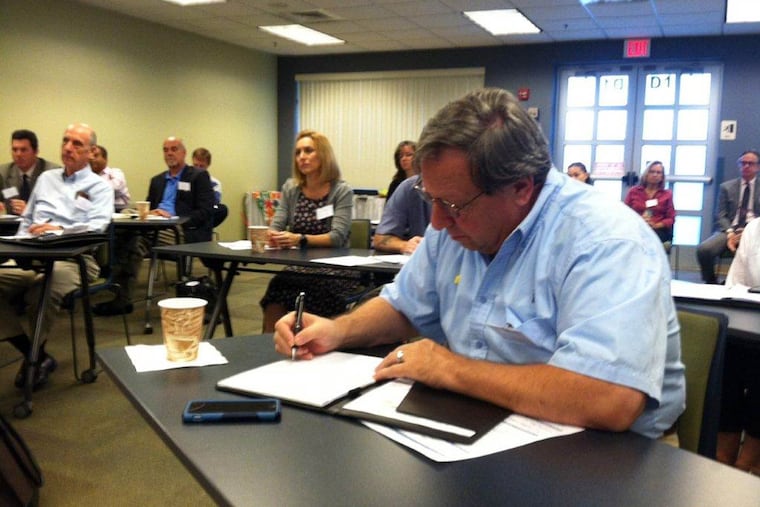 Andrew B. Varga, of Ball Corp., says his company is looking for millwrights and tool-and-die makers.