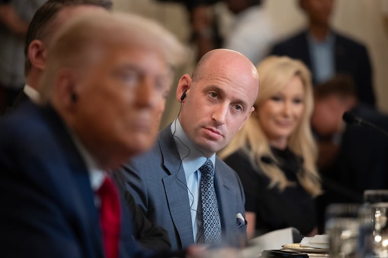 White House homeland security adviser Stephen Miller in July at the White House.