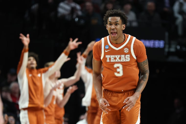 Texas forward Dailyn Swain is among the long list of players who have worked out for the Sixers, who will select at No. 22 in the 2026 NBA draft.
