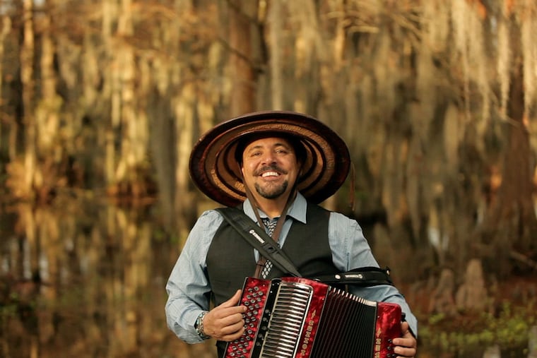 Terrance Simien & the Zydeco Experience play the Philadelphia Folk Festival on Saturday.