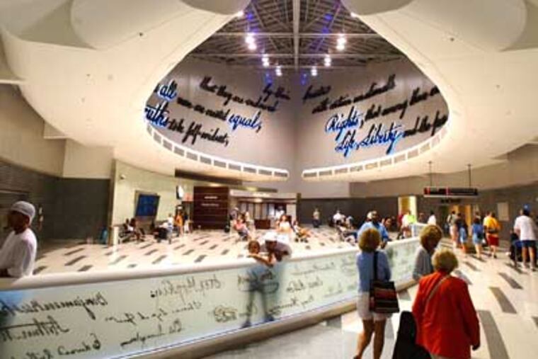 Arrivals Hall at Philadelphia International Airport.
