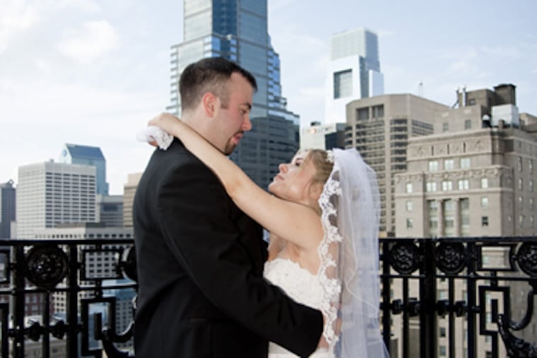 Jamie Etkin and Pete Feeney were married August 29, 2009 in Philadelphia. (Jim Kelley Photography)