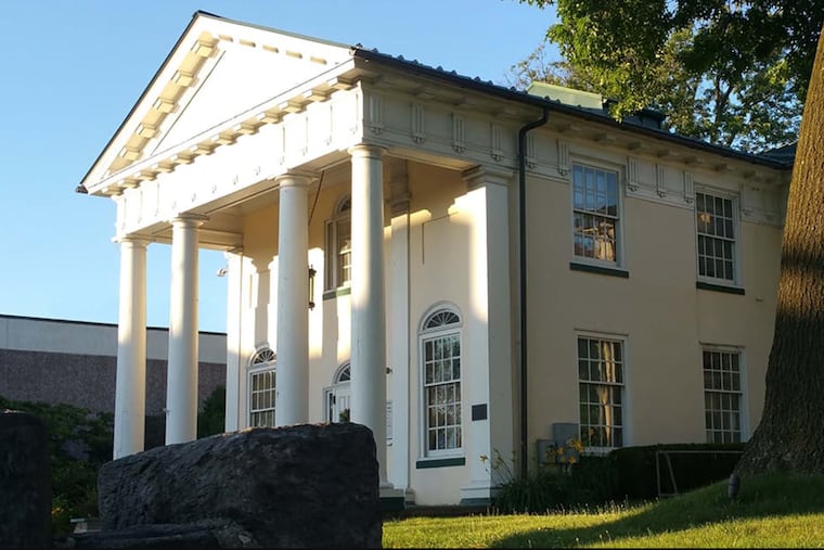 Jenkintown Library, an 1839 building listed on the National Register of Historic Places.