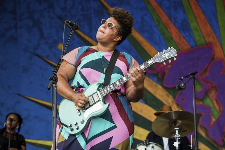 Brittany Howard of Alabama Shakes performs at the New Orleans Jazz and Heritage Festival on Saturday, April 29, 2017, in New Orleans. (Photo by Amy Harris/Invision/AP)