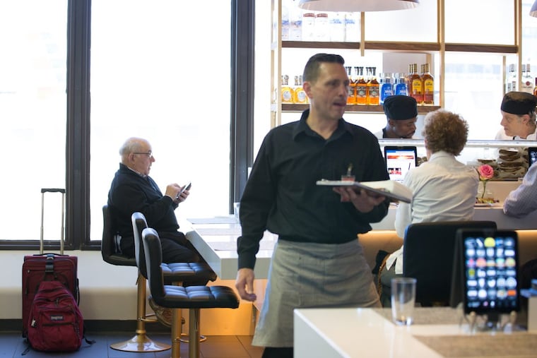 Boule Cafe, a new restaurant at the Philadelphia International Airport, features advanced service through iPads.