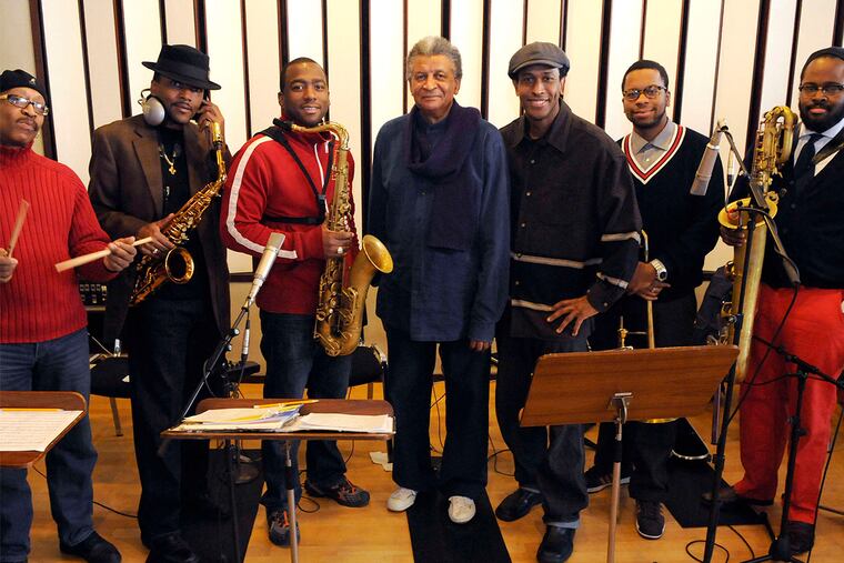 Abdullah Ibrahim (center) and friends needed only their music to carry their audience Saturday.