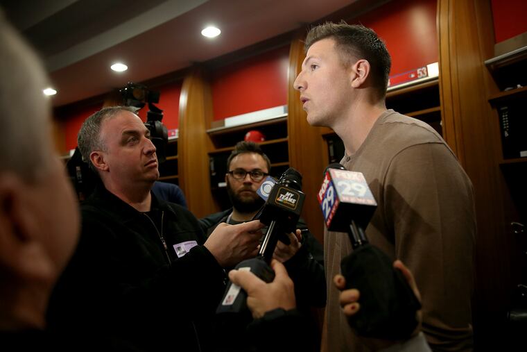 Social distancing could be difficult inside the clubhouse at Citizens Bank Park and at every other ballpark across the country.