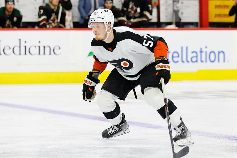 Flyers right wing Wade Allison has played eight games since an oblique muscle strain and hip pointer sidelined him for a month, primarily on the third line alongside Scott Laughton and Kevin Hayes.