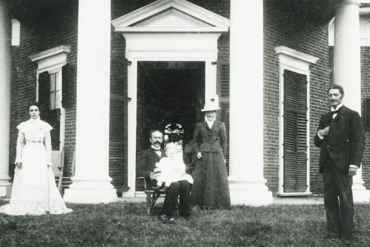 An archival image shows members of the Levy family, a Philadelphia family, owned Thomas Jefferson's Monticello estate for nearly 100 years after Jefferson's death. A documentary on the family, "The Levys of Monticello," screens Nov. 13 and 14 at the 42nd Philadelphia Jewish Film Festival.