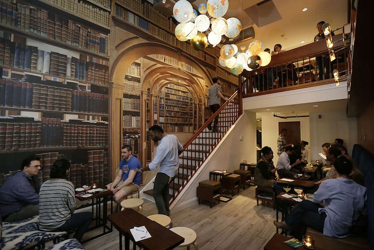 The second-floor "Library" at Writers Block Rehab, 1342 Cypress St.