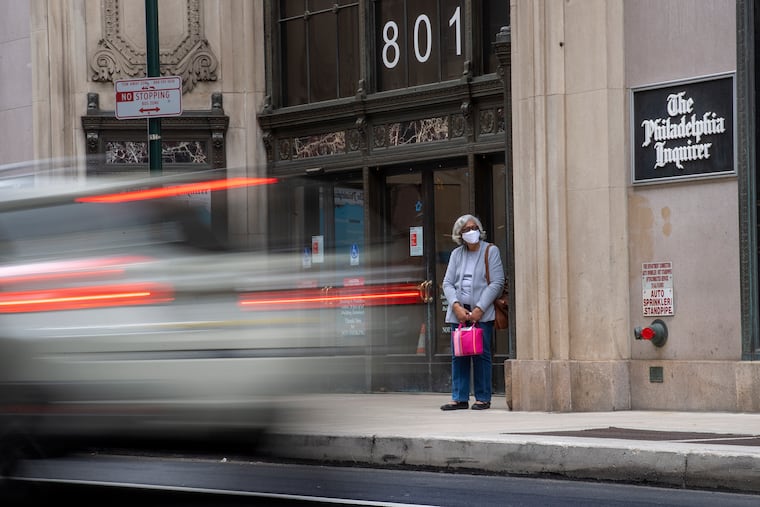 The Inquirer's offices at 801 Market St. in Center City.